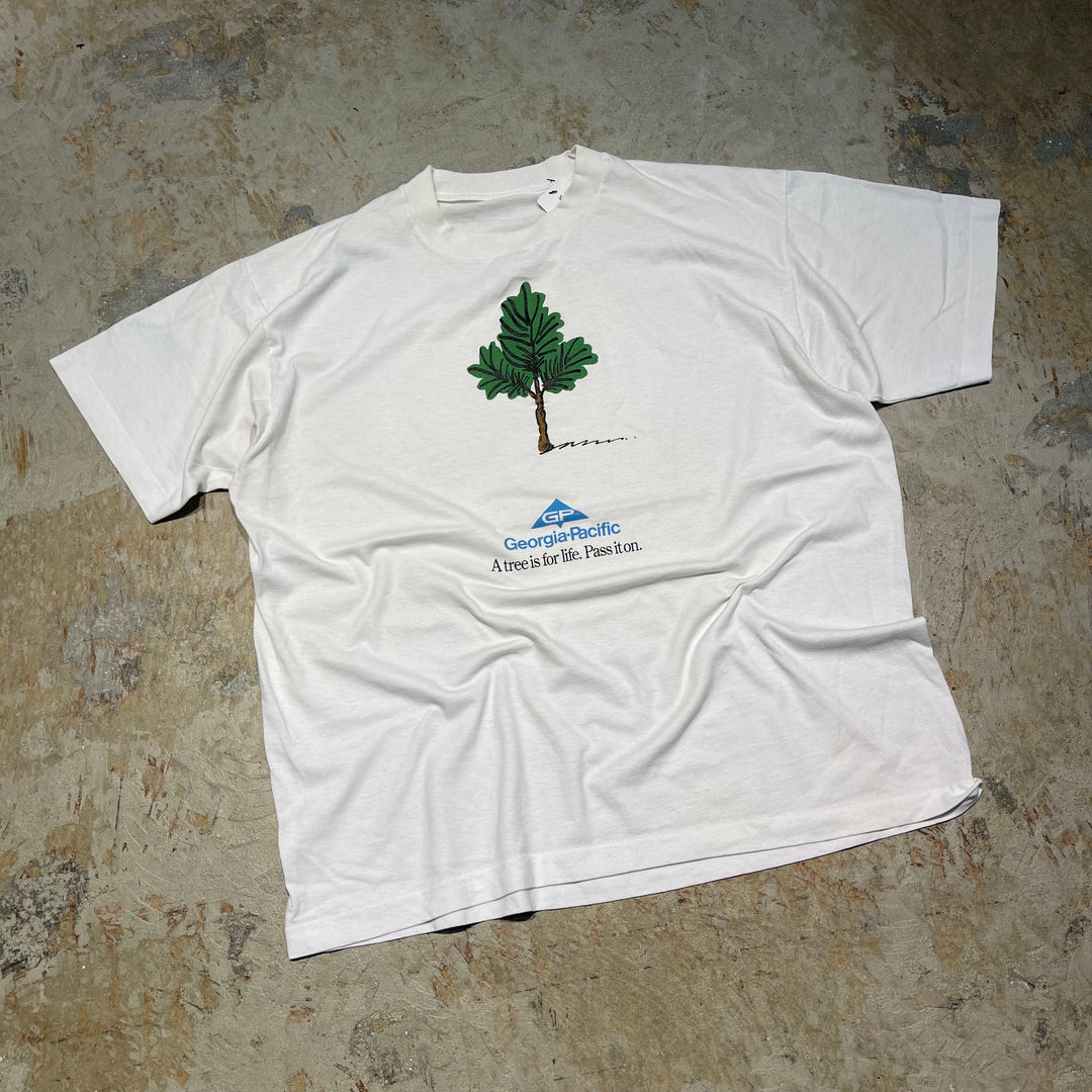 #4476 古着 90's Vintage/short sleeve print t-shirt Tee/半袖プリントTシャツ/シングルステッチ/サイズXL相当