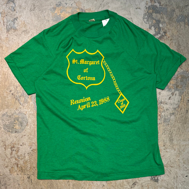 古着 USA製  80's~ SCREEN STARS/ スクリーン スターズ/ シングルステッチ/ プリントTシャツ/ サイズL