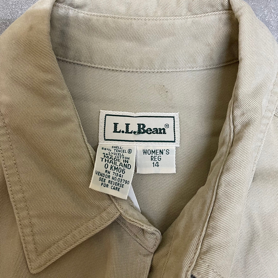#1800 古着L.L.Bean/エルエルビーン/Coverall/カバーオール/サイズWOMEN's L相当