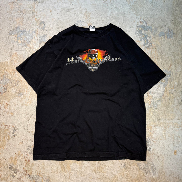 古着 USA製 Harley-Davidson/ハーレーダビッドソン/ プリントTシャツ/ サイズ2XL