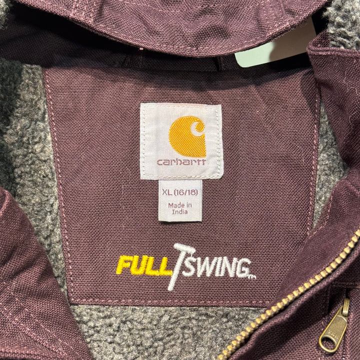 古着 carhartt/ カーハート/ フルスイング シェルパジャケット/ ダック地/ 裏地ボア/ Women’s/ サイズXL