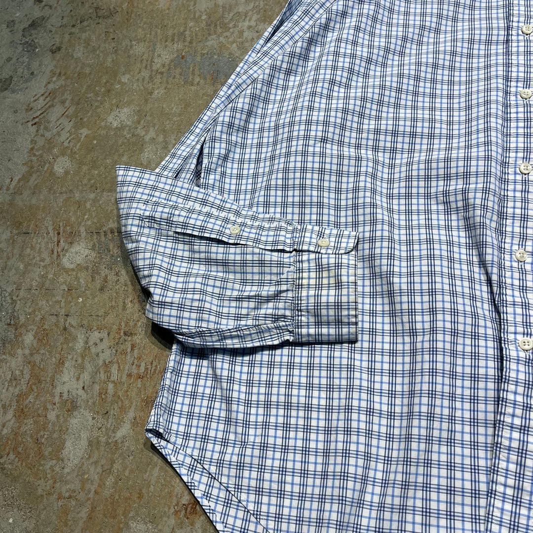 #4406 古着 Ralph Lauren/ラルフローレン/Long Sleeve Button Down Shirt/長袖ボタンダウンシャツ/CLASSIC FIT/クラシックフィット/チェック柄/サイズ XXL