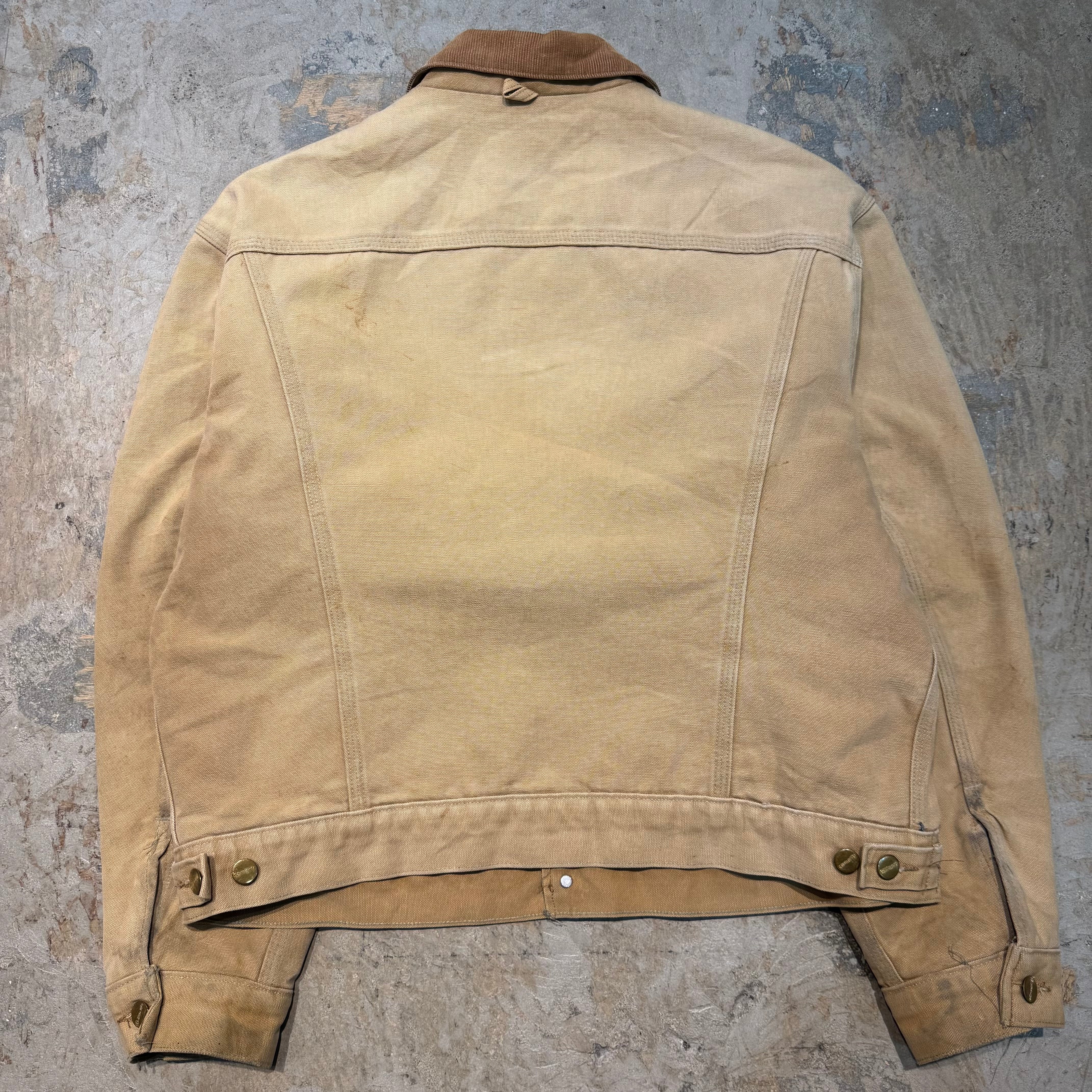 古着 Carhartt/ カーハート/ トラッカージャケット/ ダック地/ 裏地