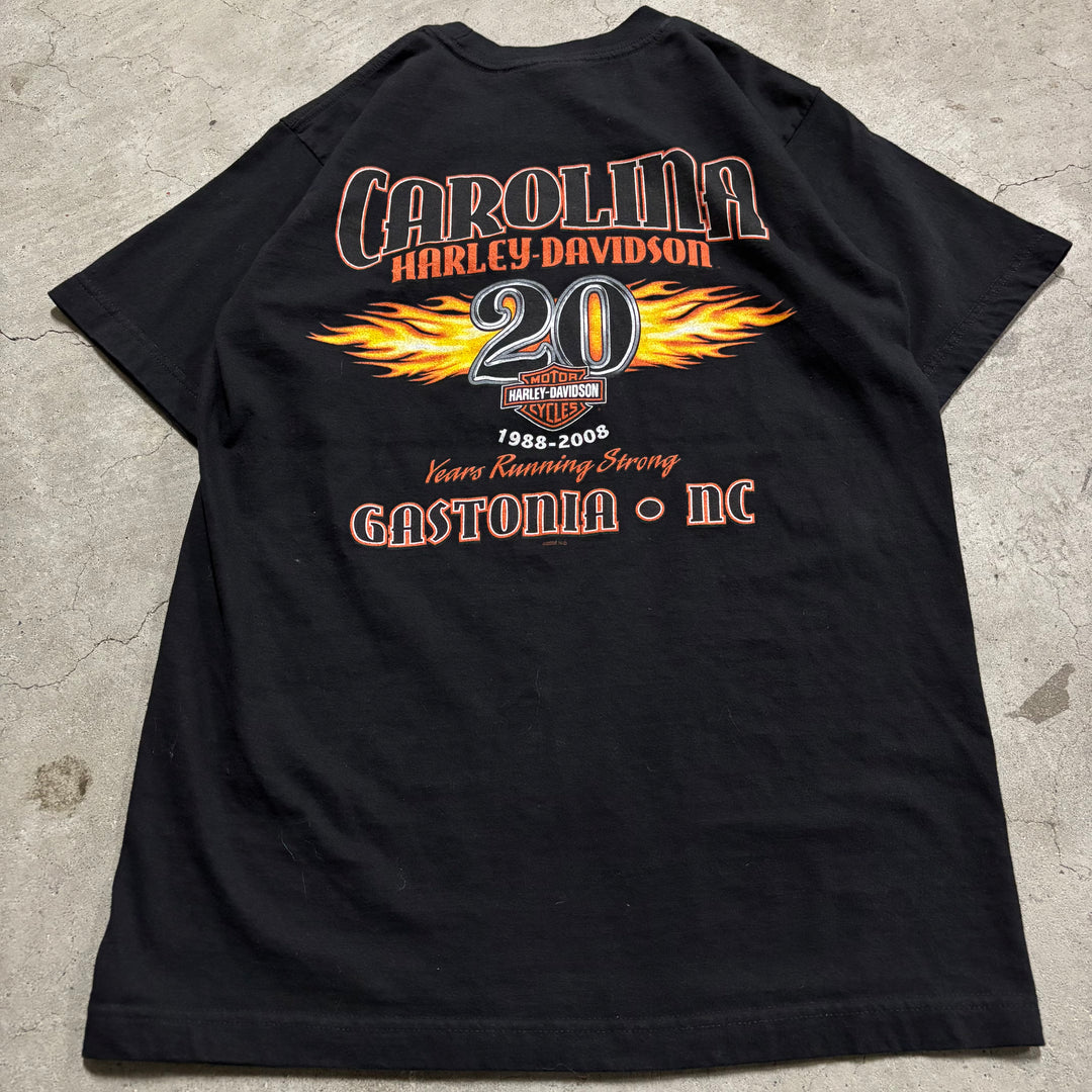 古着 USA製 Harley-Davidson/ハーレーダビッドソン/ プリントTシャツ/ サイズM