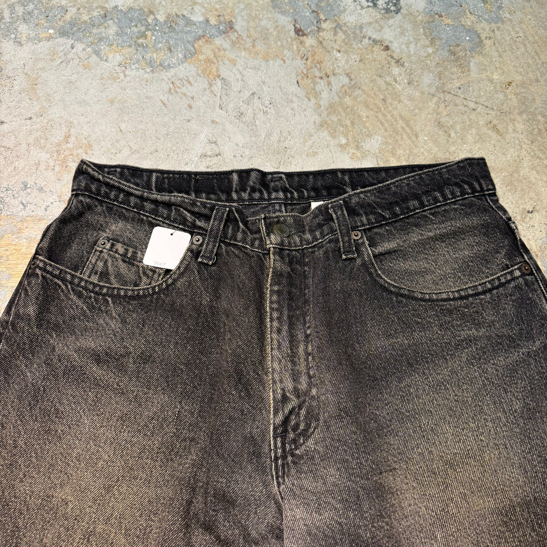 古着 カナダ製 Levi's/リーバイス/ブラックデニムパンツ/535/実寸サイズ33×29