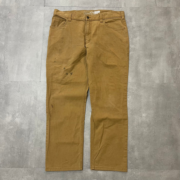 #1729 古着 Carhartt/カーハート/ Duck Work Pants/ダック地 ワークパンツ / relaxed fit / サイズ36×30