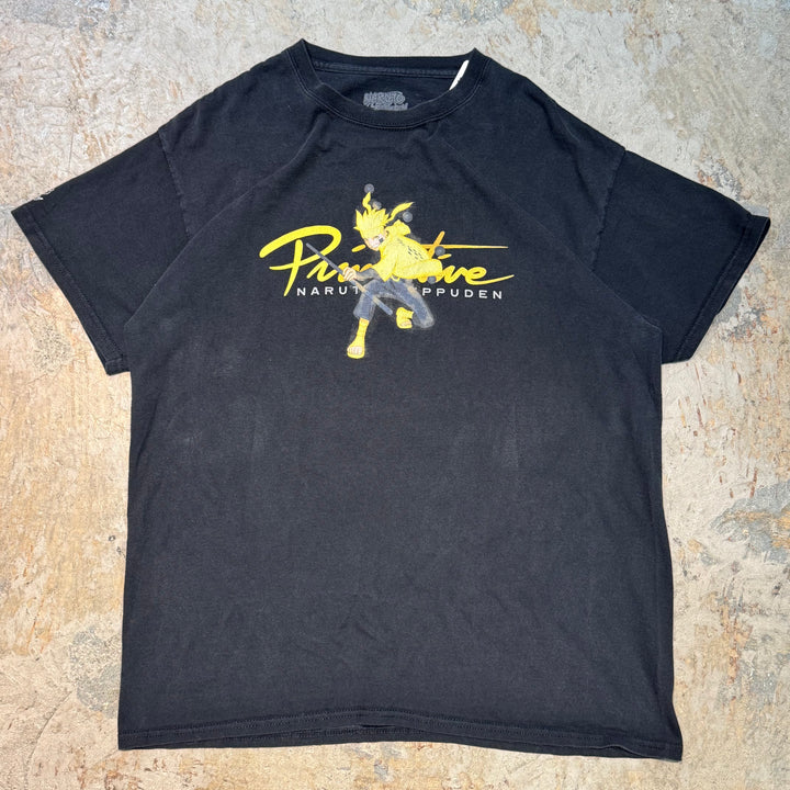 古着 NARUTO/ ナルト/ アニメTシャツ/ サイズL相当