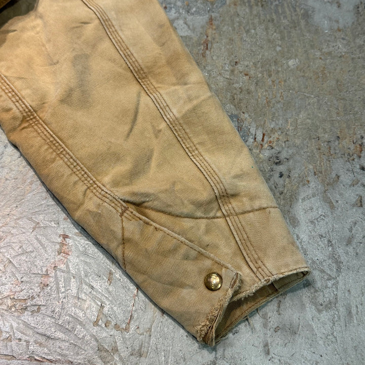 古着 USA製 carhartt/ カーハート/ デトロイトジャケット/ ダック地/ 裏地ブランケット/ 襟コーデュロイ/ サイズM