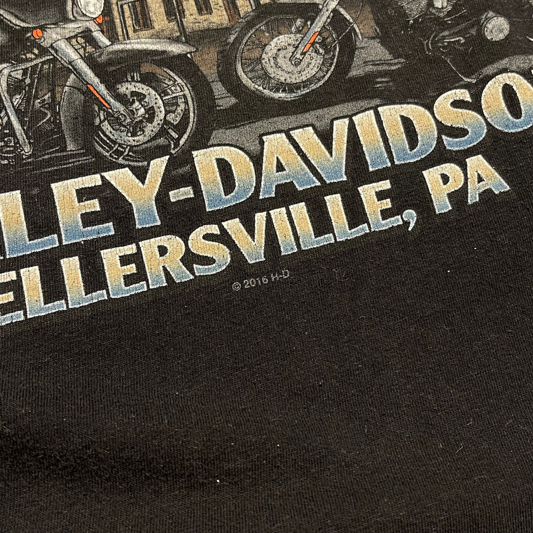 古着 USA製 Harley-Davidson/ハーレーダビッドソン/ プリントTシャツ/ サイズL