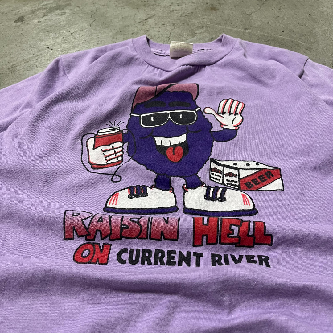 #4704 古着 80’s USA製/カリフォルニアレーズン レーズンヘル/ヴィンテージ シングルステッチ Tシャツ/サイズM