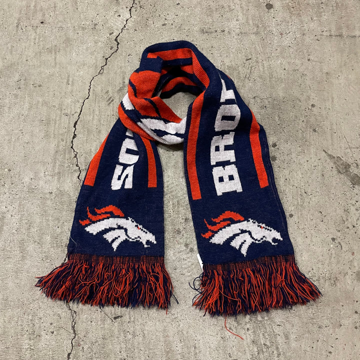 #3069 古着 スポーツマフラー/DENVER BRONCOS/デンバー・ブロンコス/フットボール