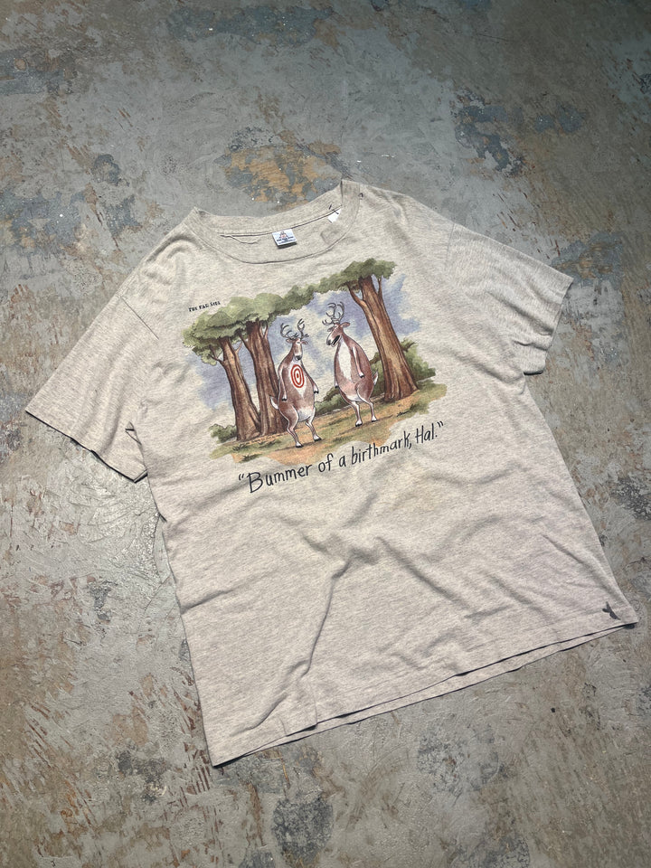 #MA140 古着 USA製 86's THE FAR SIDE/イラスト/コミック/ヴィンテージシングルステッチ Tシャツ/サイズXL