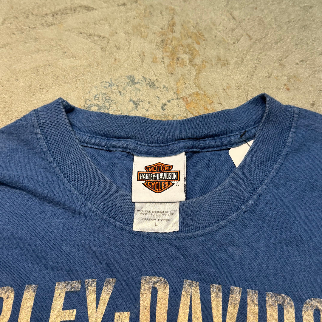 古着 USA製 Harley-Davidson/ハーレーダビッドソン/ プリントTシャツ/サイズL