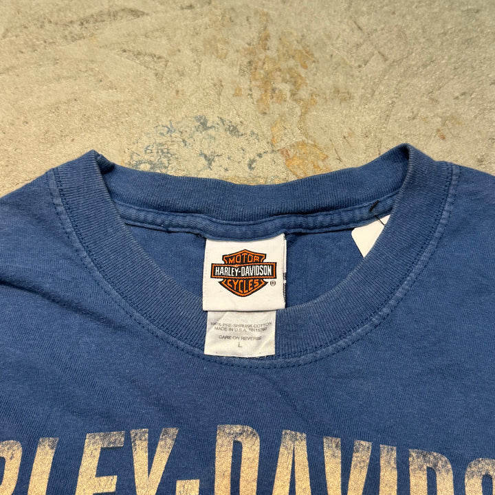 古着 USA製 Harley-Davidson/ハーレーダビッドソン/ プリントTシャツ/サイズL