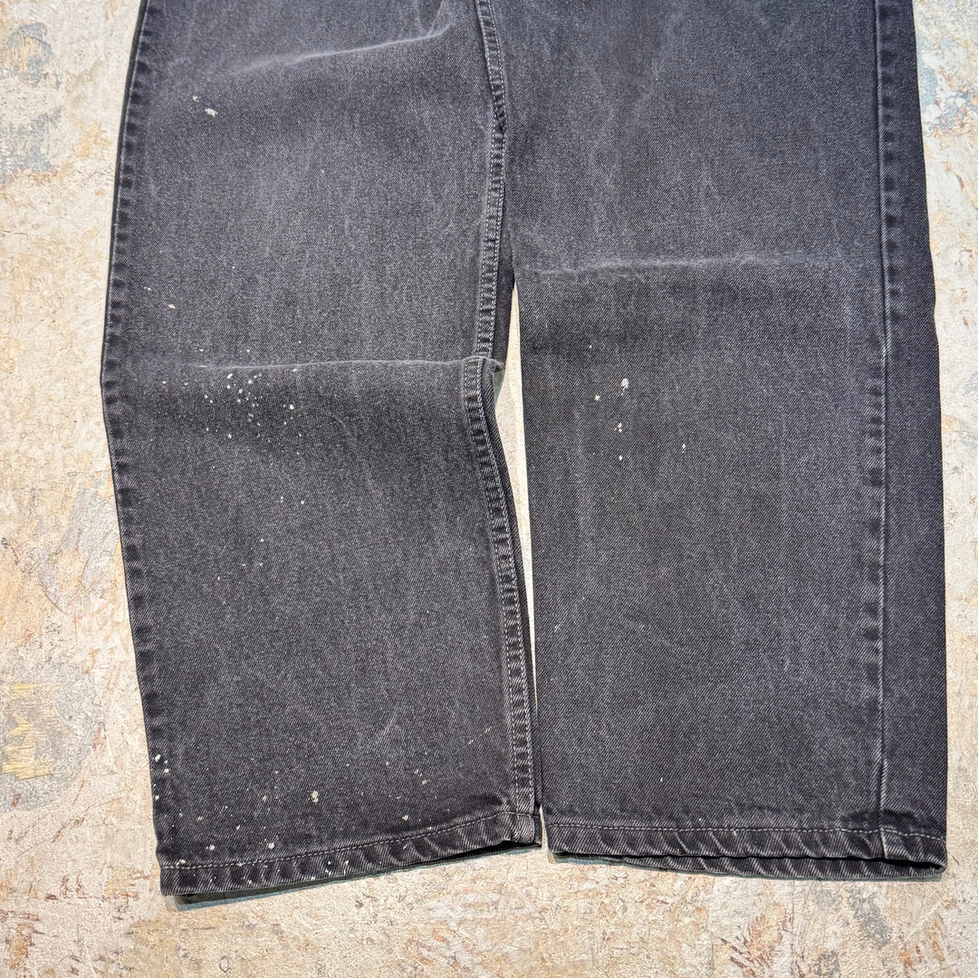 古着 カナダ 99's Levi's/ リーバイス/ ブラックデニムパンツ/ 550/ 実寸サイズ33×28
