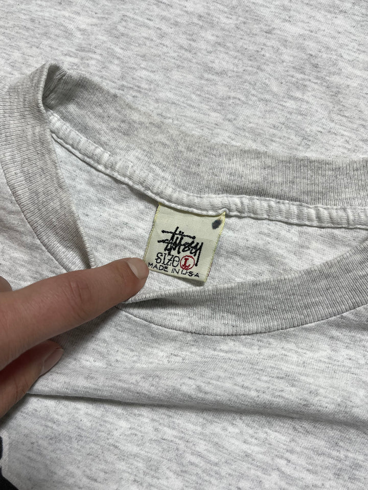 古着 USA製 90's OLD STUSSY / オールドステューシー / 白タグ / キーグラフィックTシャツ / Lサイズ