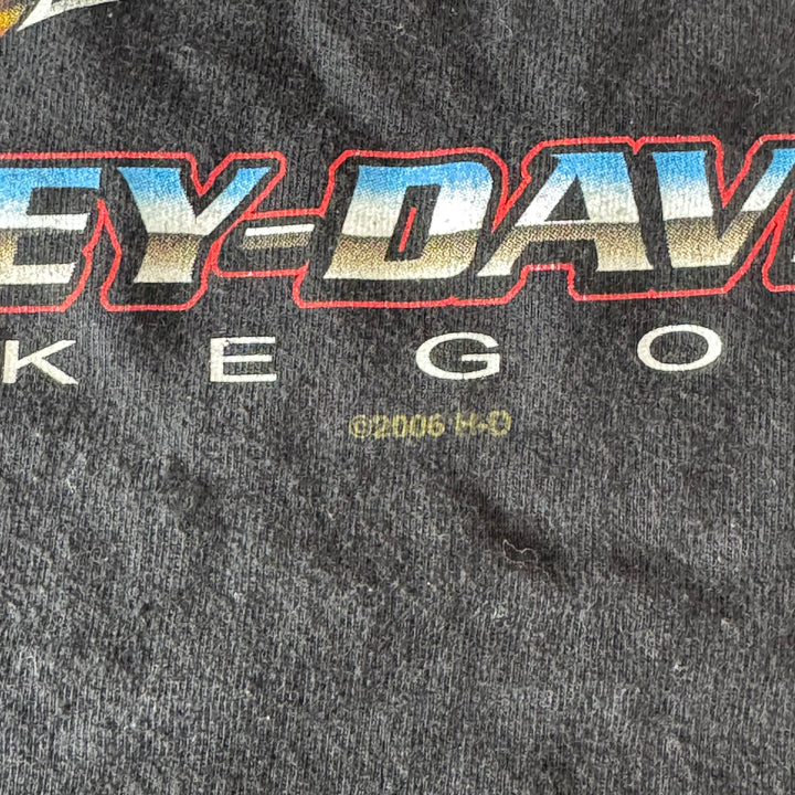 古着 USA製 Harley-Davidson ハーレーダビッドソン プリントTシャツ サイズ2XL