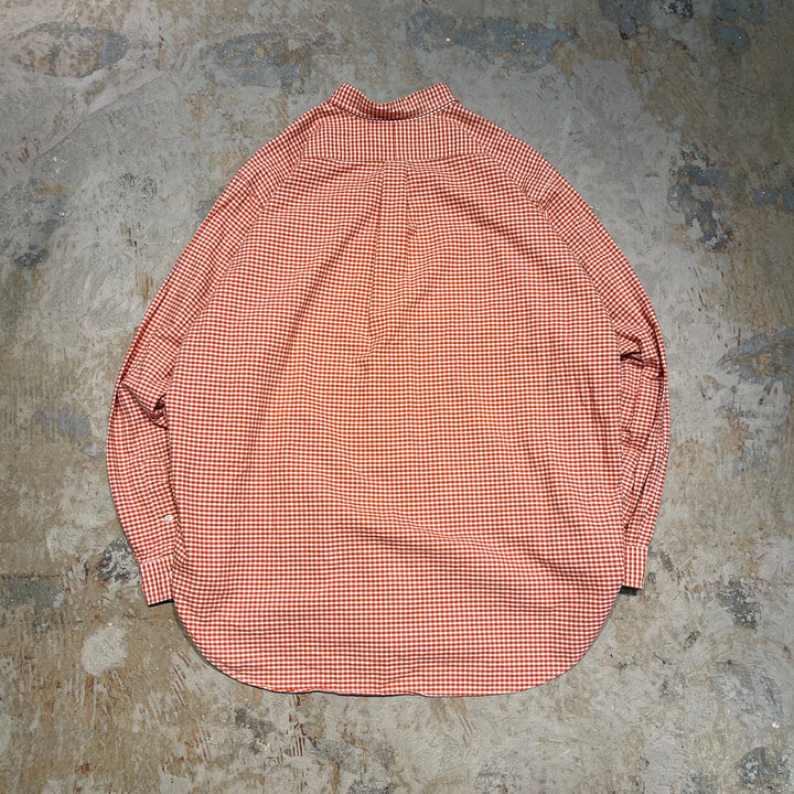 #4334 Ralph Lauren/ラルフローレン L/S B.D Shirts/ボタンダウンシャツ/CLASSIC FIT/ギンガムチェック/サイズ2XLT/2TGT
