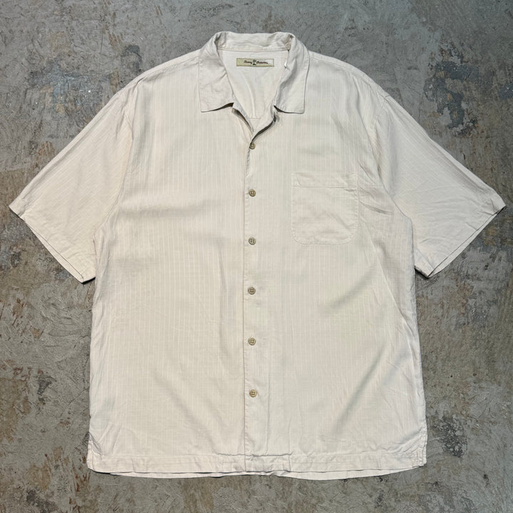 古着 TOMMY BAHAMA/ トミーバハマ/ 半袖シャツ/ 開襟/ シルク/ サイズL