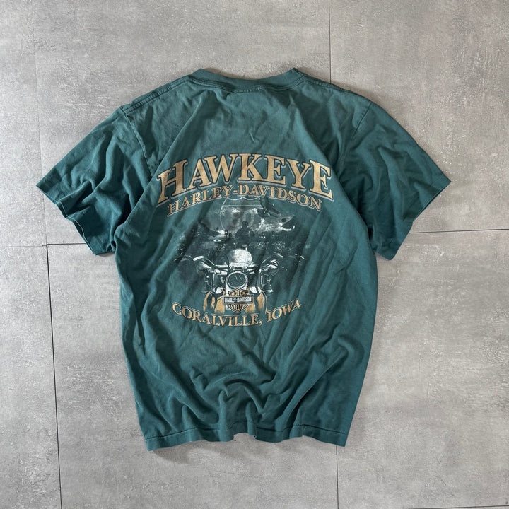 古着 USA製 Harley-Davidson ハーレーダビッドソン プリントTシャツ シングルステッチ サイズM