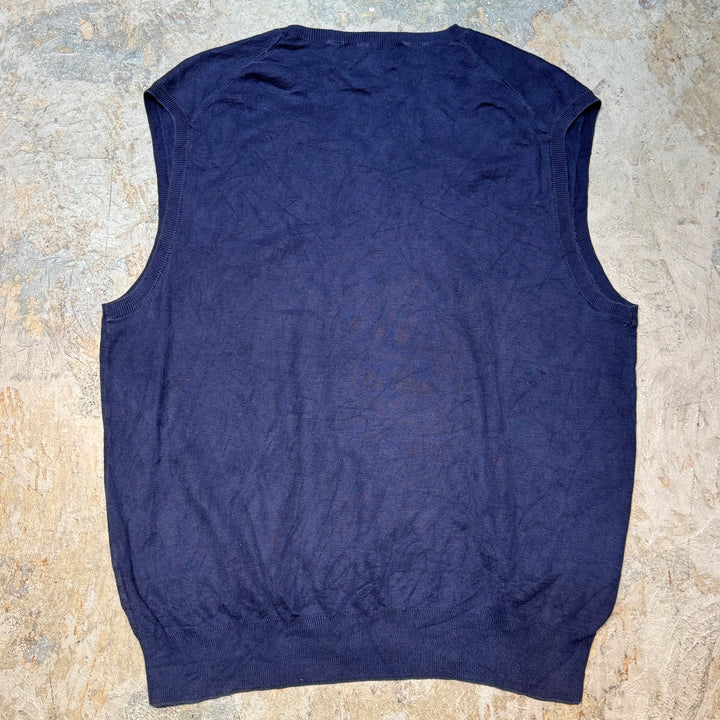 古着 POLO by Ralph Lauren/ ポロバイラルフローレン/ Vネックニットベスト/ サイズXL