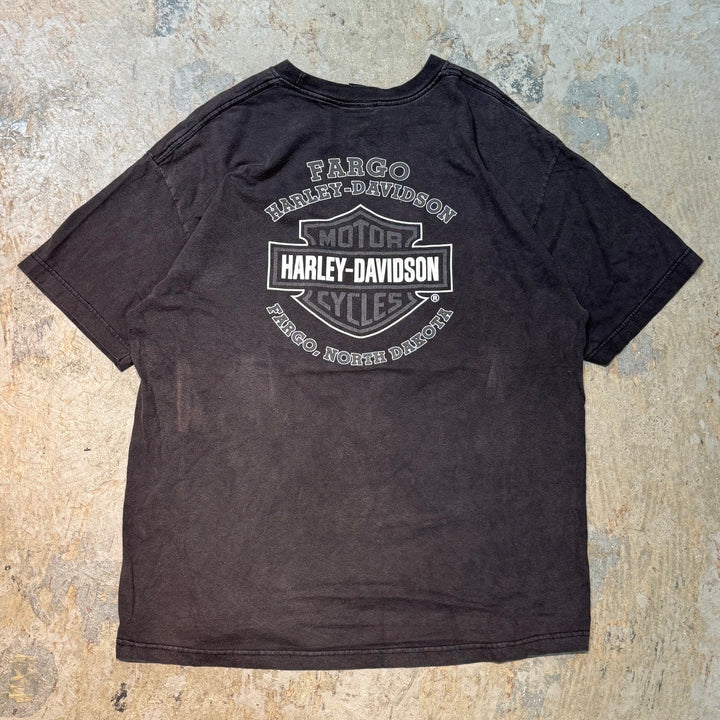 古着 USA製 Harley-Davidson/ハーレーダビッドソン/ プリントTシャツ/ サイズXL
