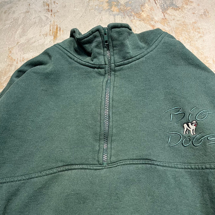 #1941 古着 Unknow / Half Zip Sweatshirts / ハーフジップスウェット / 刺繍ロゴ / サイズ2XL