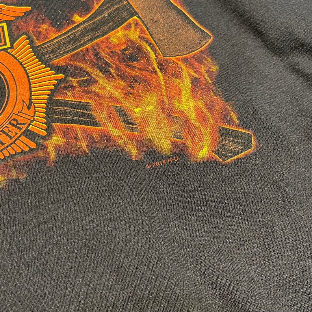 古着 Harley-Davidson/ハーレーダビッドソン/バージニアビーチ/プリントTシャツ/サイズXL