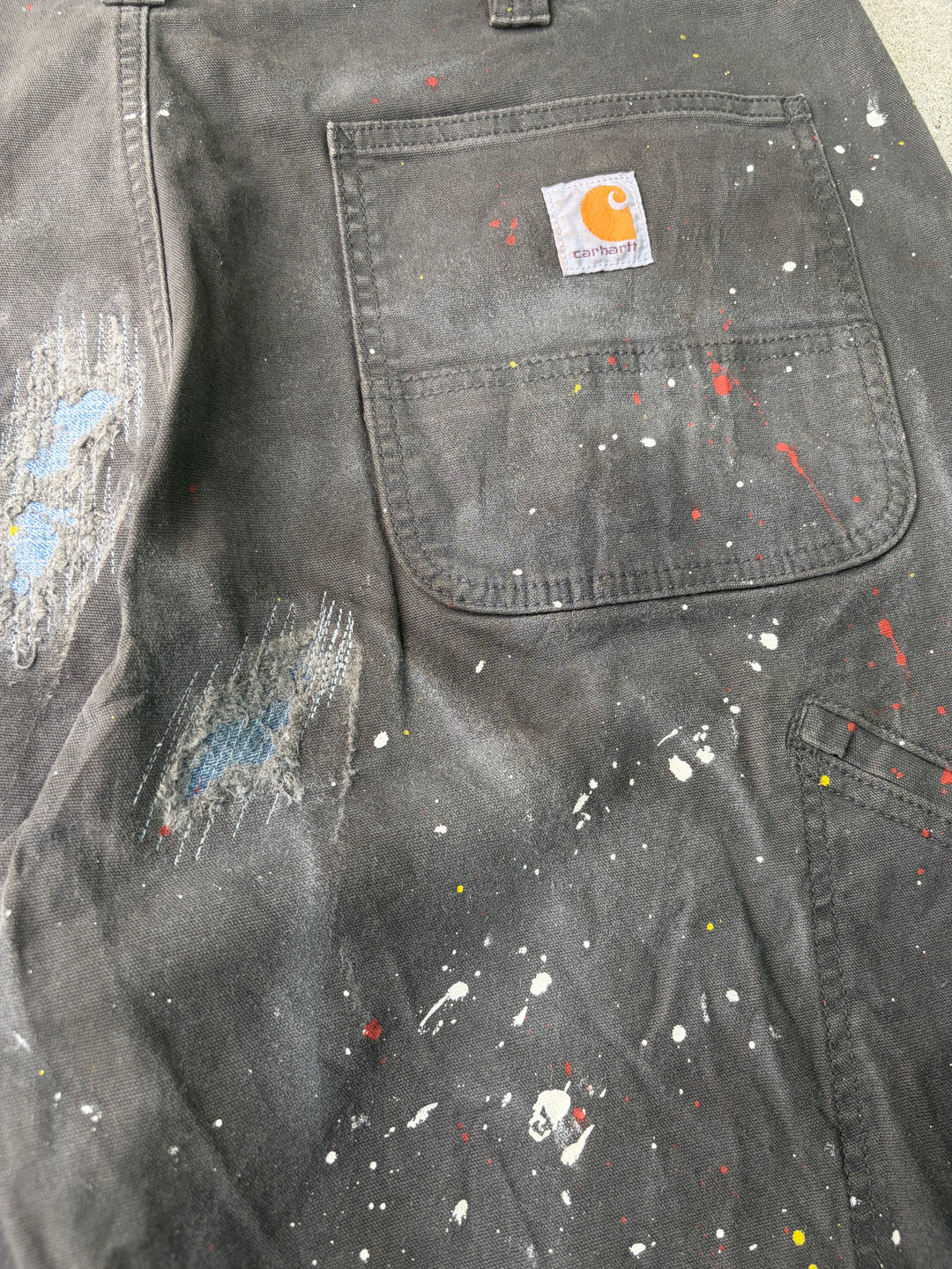 Carhartt Distressed Duck Painter Pants W38 L30