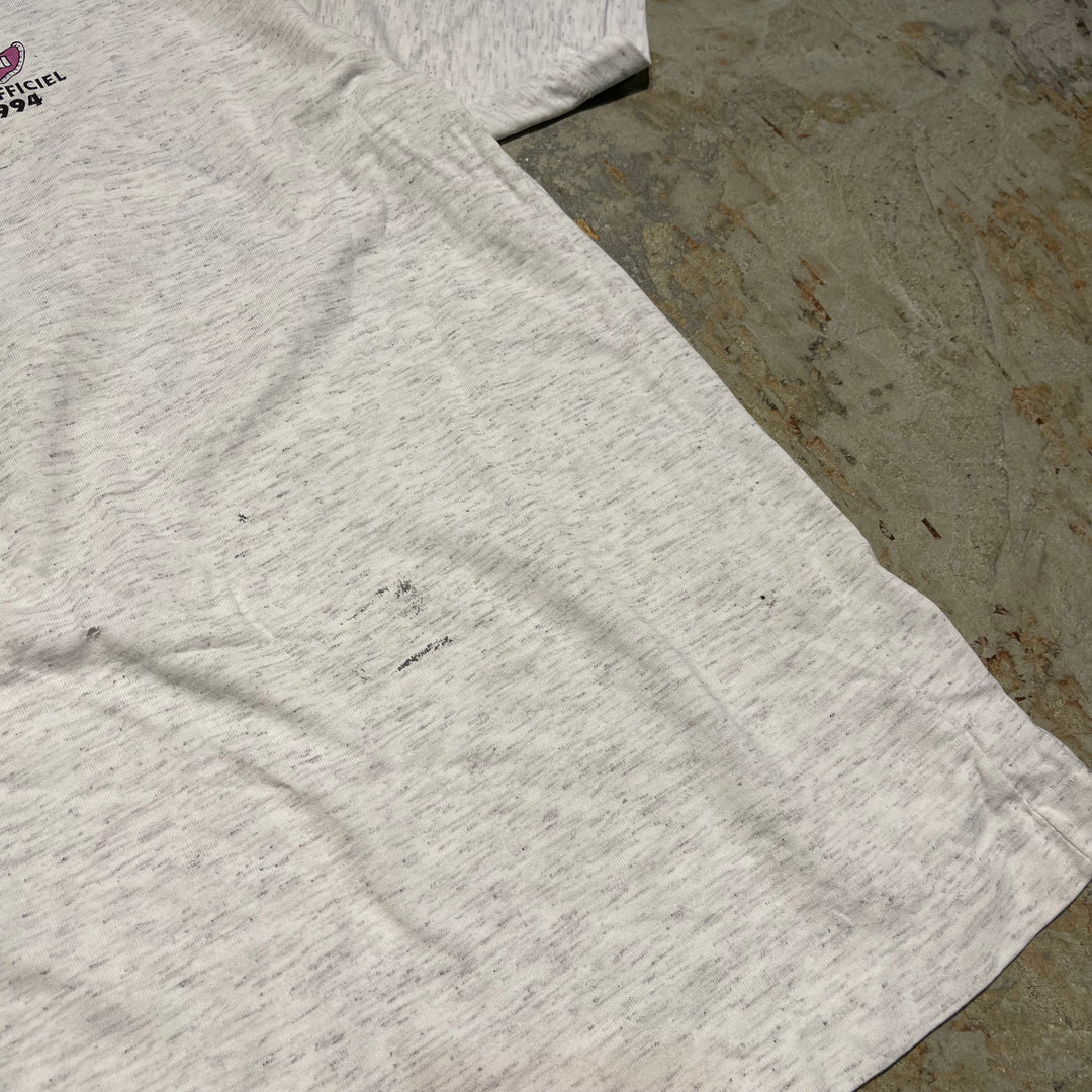 古着 93'~94's ブローニュの森/公式ジャージ/フランス･パリ/ヴィンテージ シングルステッチプリントTシャツ/サイズL相当