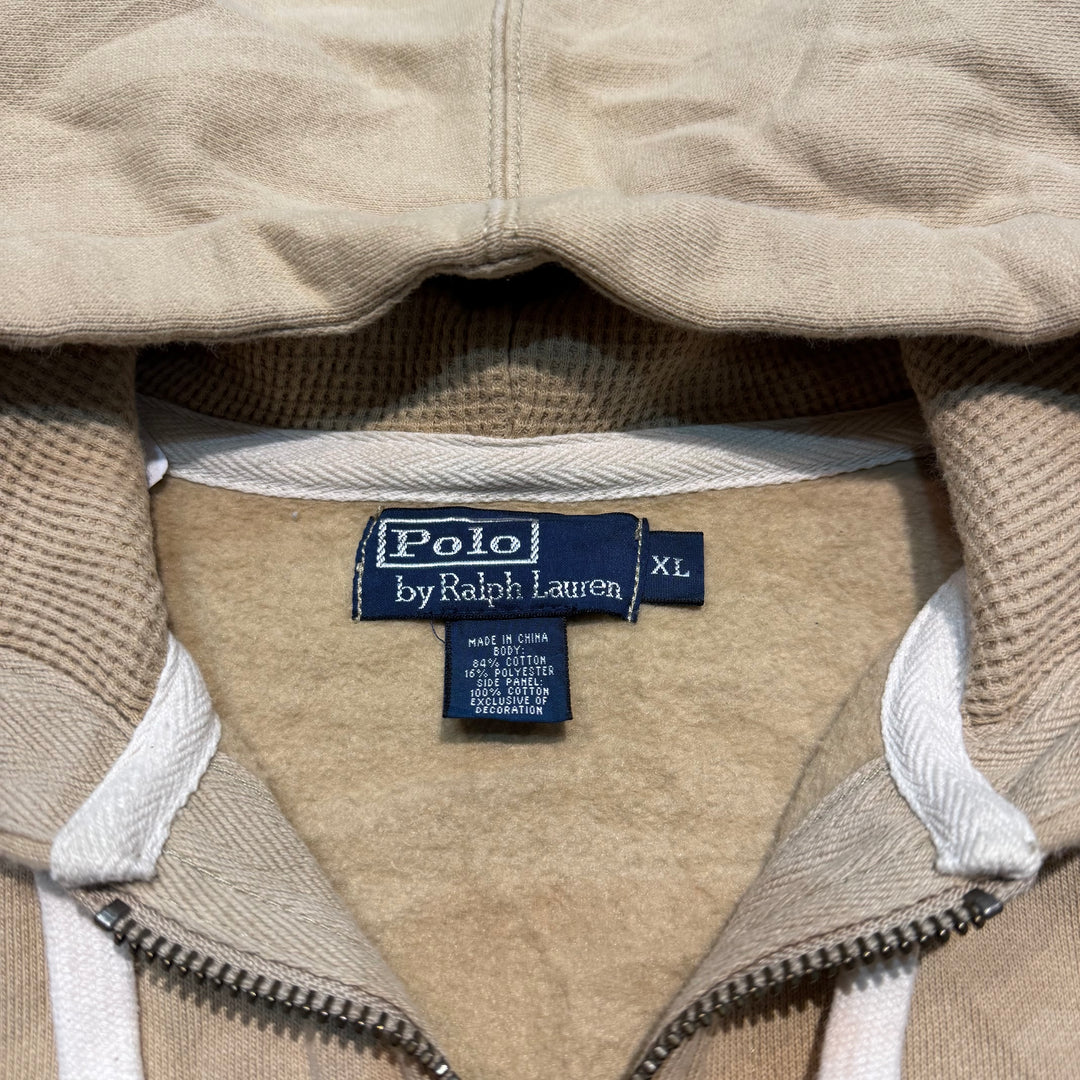 古着 POLO by Ralph Lauren/ ポロラルフローレン/ジップアップパーカー/ダブルフェイス/サイズXL