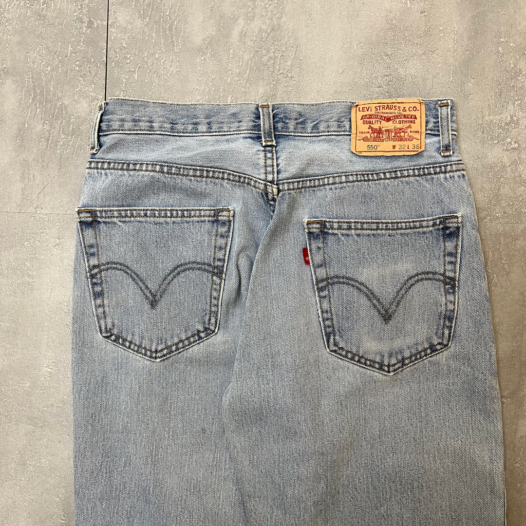 #1742 古着 Levis/リーバイス 550 / デニム パンツ / ジーンズ / RELAXED FIT /サイズ32×36
