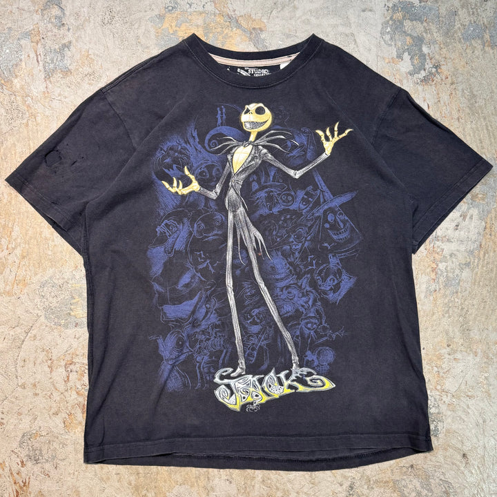 古着 Disney/ JACK/ ジャック スケリントン/ プリントTシャツ/ サイズL