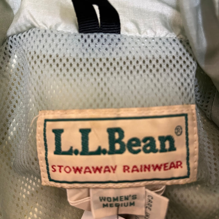 #1802 古着L.L.Bean/エルエルビーン/STOWAWAY RAINWEAR/nylon jacket/ナイロンジャケット/サイズWOMEN'S M