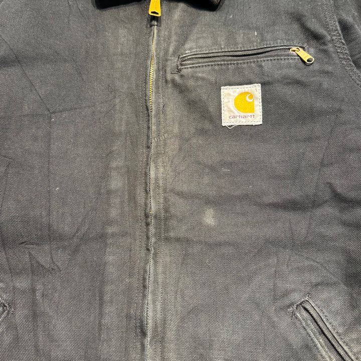 古着 carhartt/ カーハート/デトロイトジャケット/ ダック地/ 裏地ブランケット/チェック柄 / サイズM