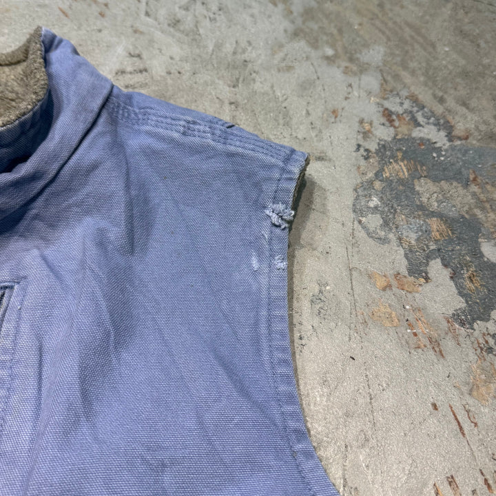 古着 Carhartt for women/ カーハート フォーウーマン/ ダック地ベスト/ 裏地ボア/ サイズL
