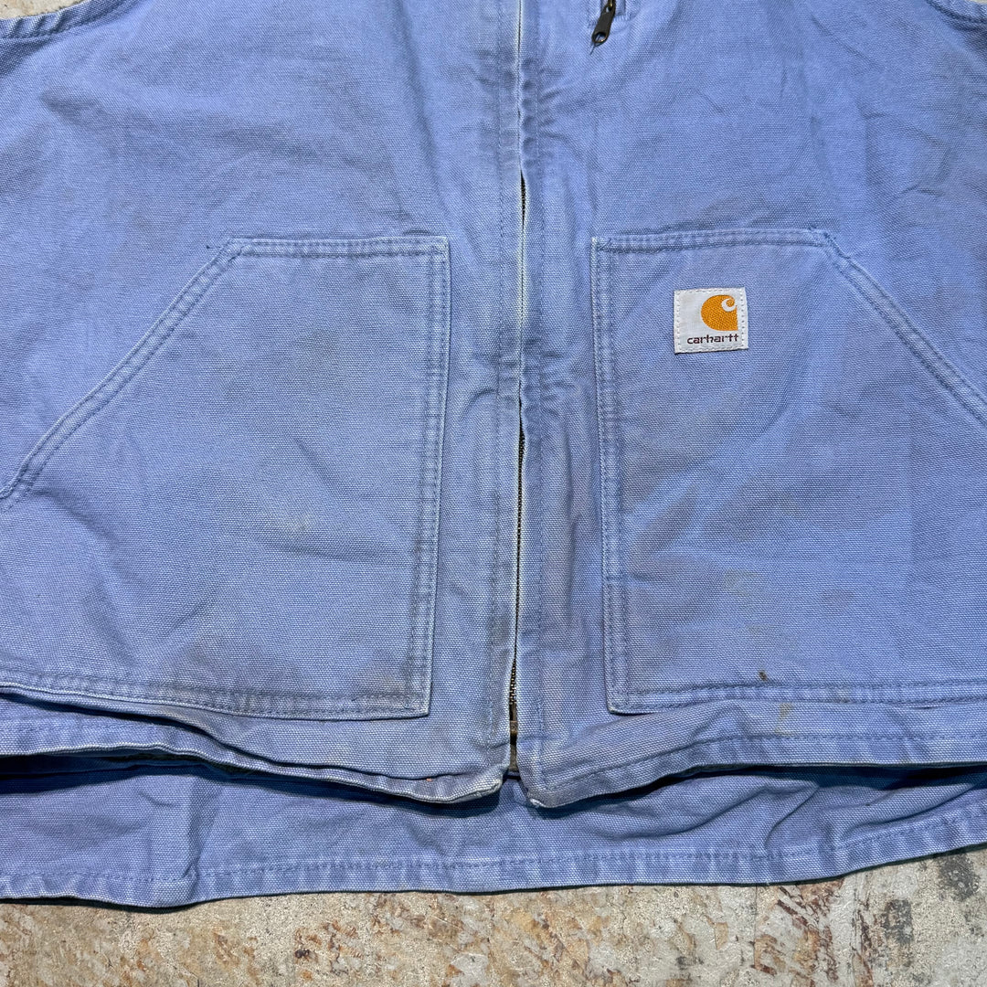 古着 Carhartt for women/ カーハート フォーウーマン/ ダック地ベスト/ 裏地ボア/ サイズL