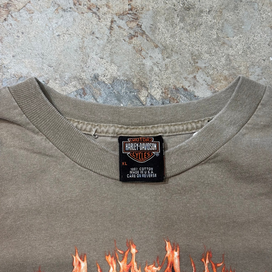 古着 USA製 Harley-Davidson/ハーレーダビッドソン/ プリントTシャツ/ シングルステッチ/ サイズXL