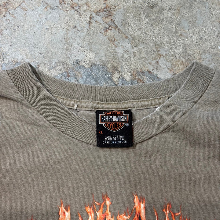 古着 USA製 Harley-Davidson/ハーレーダビッドソン/ プリントTシャツ/ シングルステッチ/ サイズXL