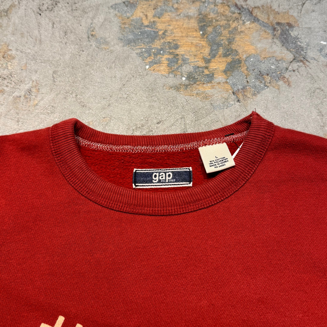 古着 GAP/ ギャップ/ クルーネックロゴスウェット/ サイズL