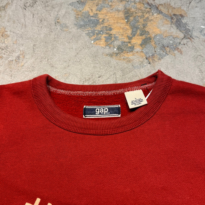 古着 GAP/ ギャップ/ クルーネックロゴスウェット/ サイズL