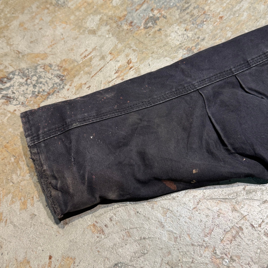 古着 carhartt/ カーハート/ トラディショナルコート/ ダック地/ 企業ロゴ/ 裏地キルティング/ 襟コーデュロイ/ サイズL相当