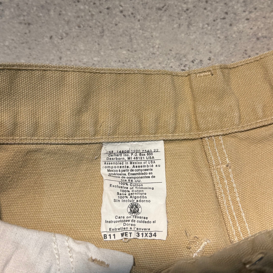 古着 Carhartt/ カーハート/ ダック地ワークパンツ/ 実寸サイズ31×31
