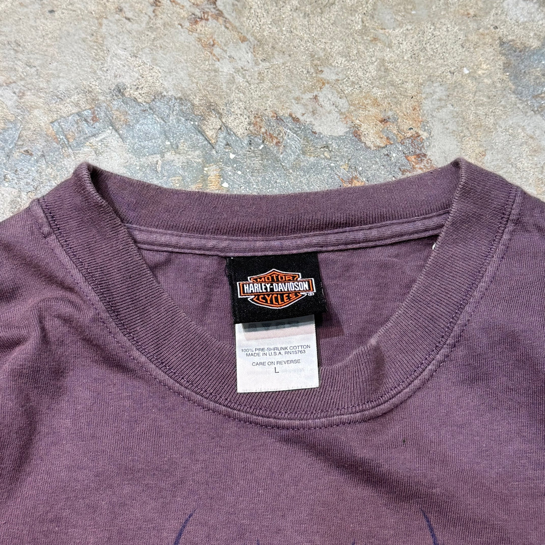 古着 USA製 Harley-Davidson/ハーレーダビッドソン/ プリントTシャツ/ サイズL