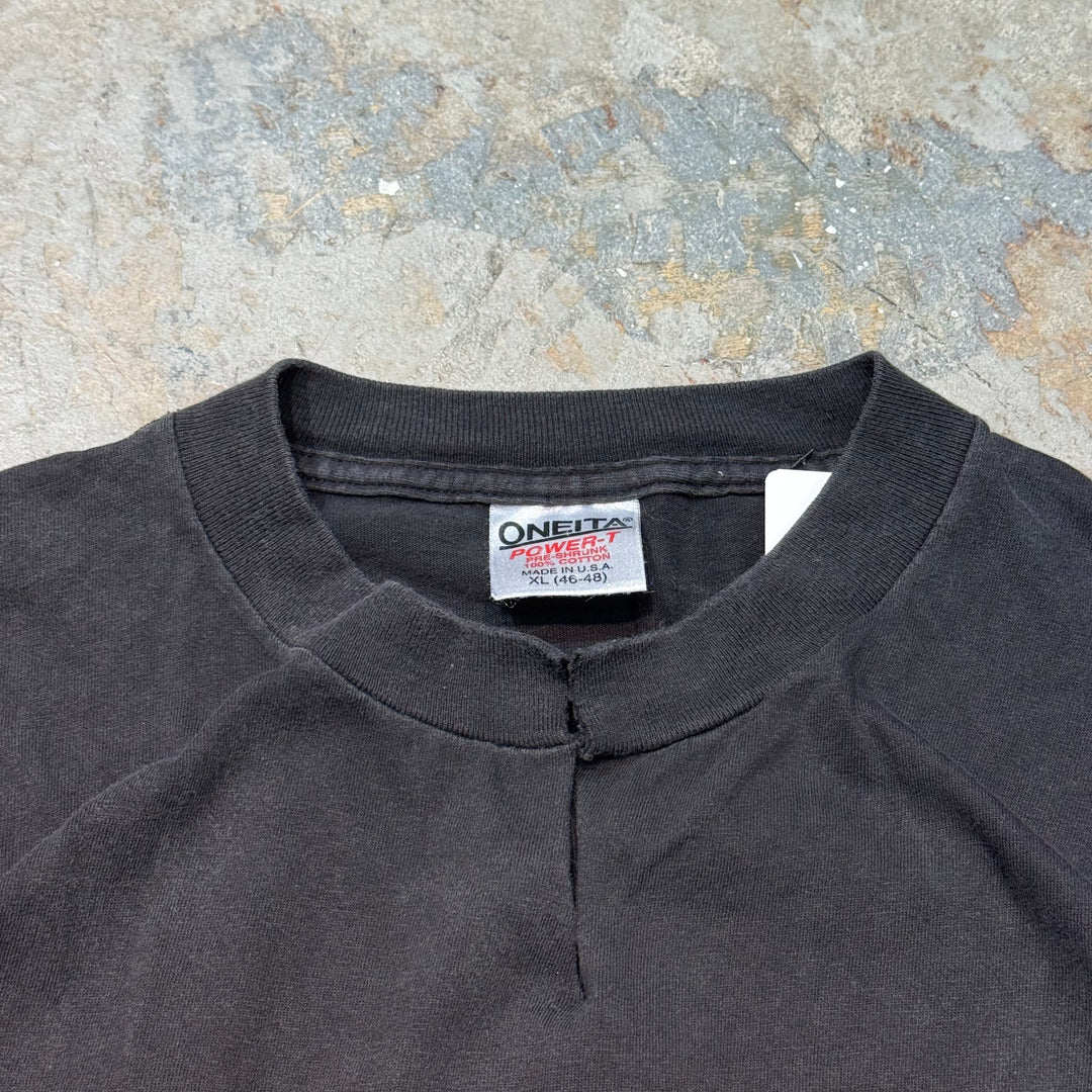 古着 USA製 ONEITA/ オニータ/ BUDWEISER/ バドワイザー/ 刺繍Tシャツ/ シンステ/ サイズXL