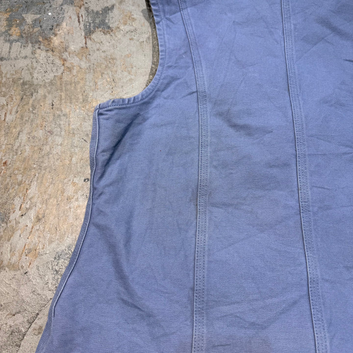 古着 Carhartt for women/ カーハート フォーウーマン/ ダック地ベスト/ 裏地ボア/ サイズL