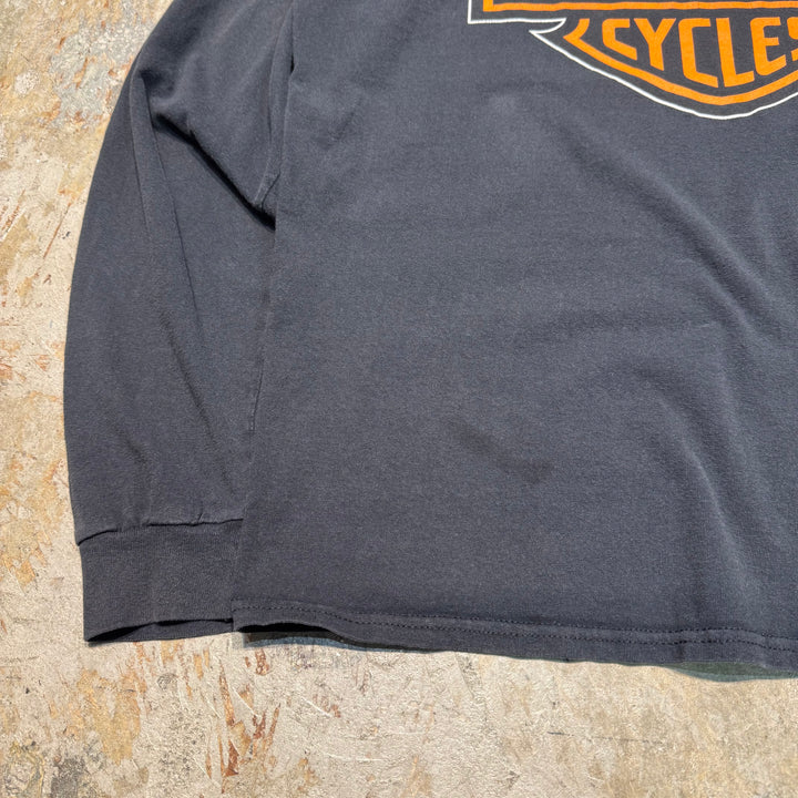 古着 Harley-Davidson/ハーレーダビッドソン/ プリントロングスリーブTシャツ/ サイズXL