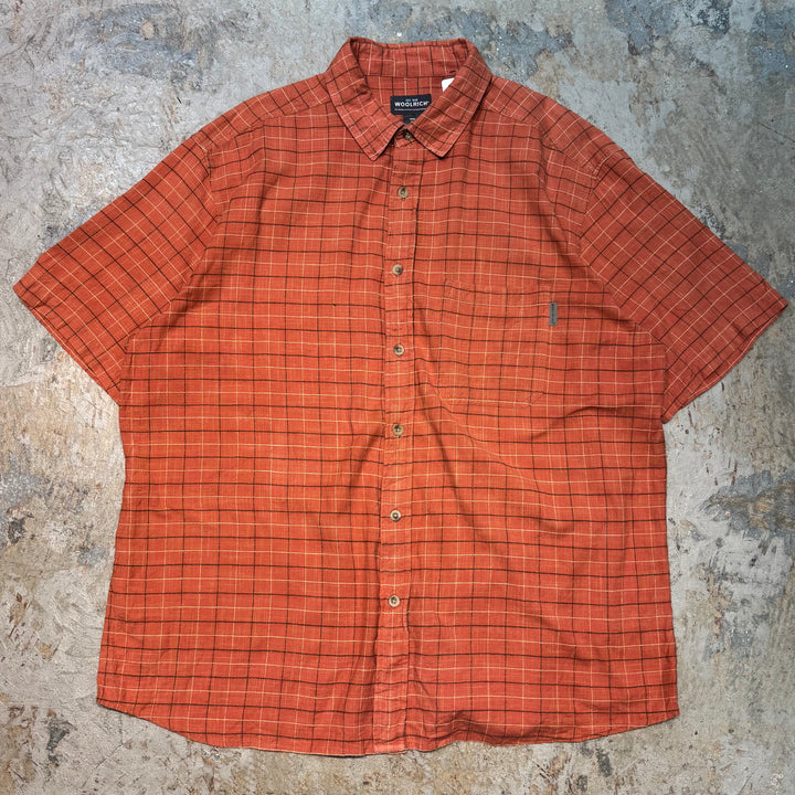古着 Woolrich/ ウールリッチ/ 半袖シャツ/ チェック柄/ サイズXL