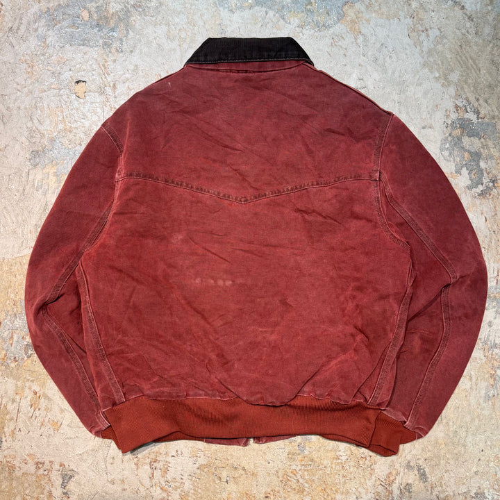 古着 USA製 90's~ Carhartt/ カーハート/ サンタフェジャケット/ ダック地/ 裏地キルティング/ 襟コーデュロイ/ サイズL