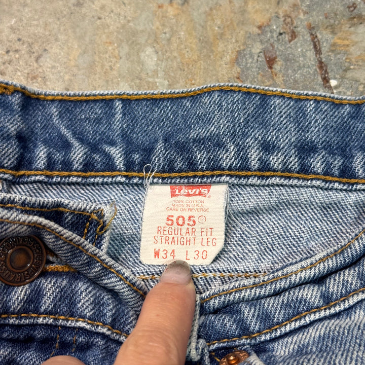 古着 USA製 Levi's/ リーバイス/ Denim Pants/デニムパンツ/ 505/ サイズ33×28
